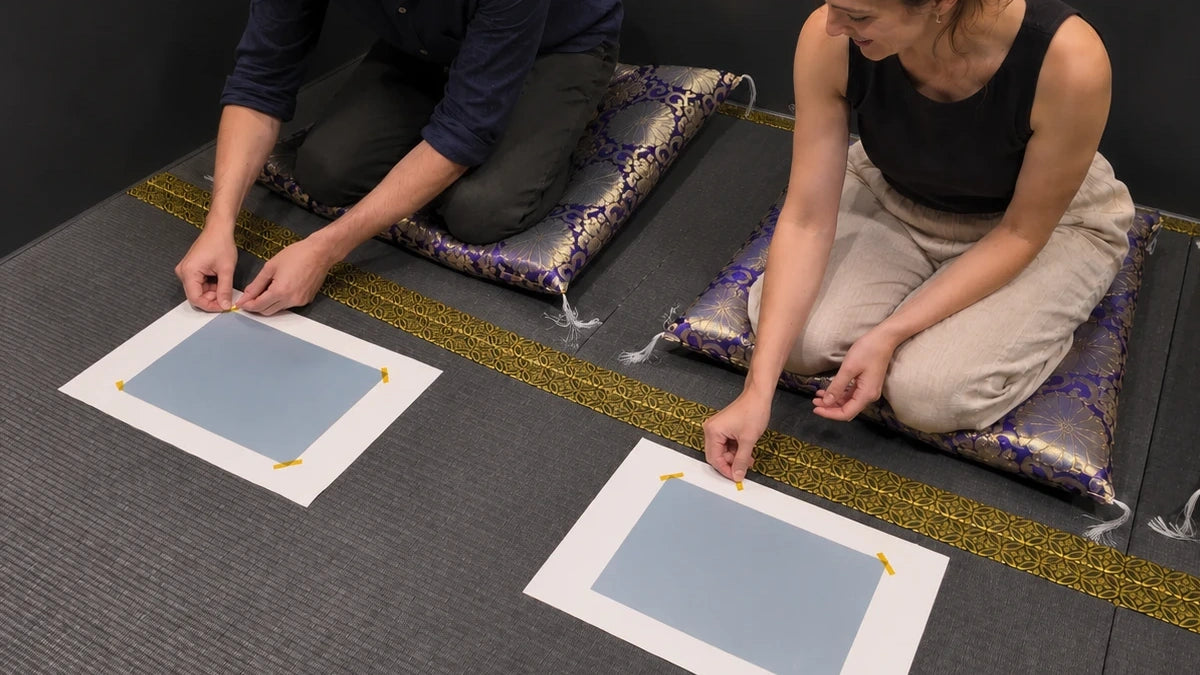 Preparing the transfer paper and aluminum panel